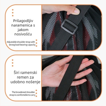 Kaixiu Torba za skijaške cipele i rolanje — prozračna torba za pohranu i organizator za djecu