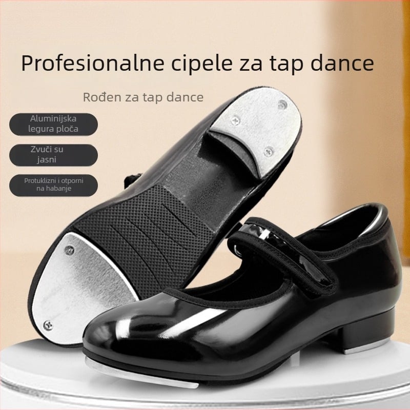 Dječje tap plesne cipele - Mekana potplata, MD potplata, Dob 0-1 godina