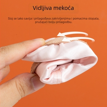 Dječje plesne cipele – platnene gornje dijelove, prozračne i otporne na habanje; za balet, moderni ples i latino ples