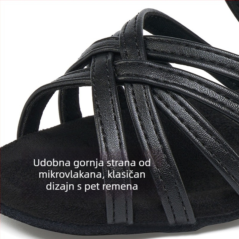Plesne cipele za djecu, Latinski ples, Djevojčice, Srednji potpetica