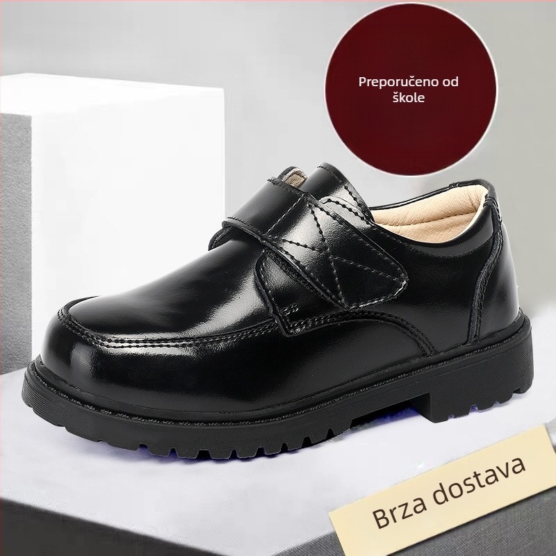 Dečje izvedbene cipele od sintetičke kože, niski gornji dio, korejski stil, Purple Bei Bei