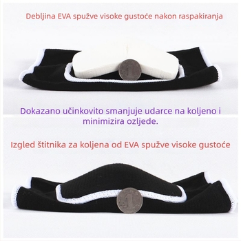 Kolenjeni zaštitni jastučići za sportske plesove, unisex, s debelim slojem pjene za jogu i klečanje, zaštitna oprema djeci na rolama