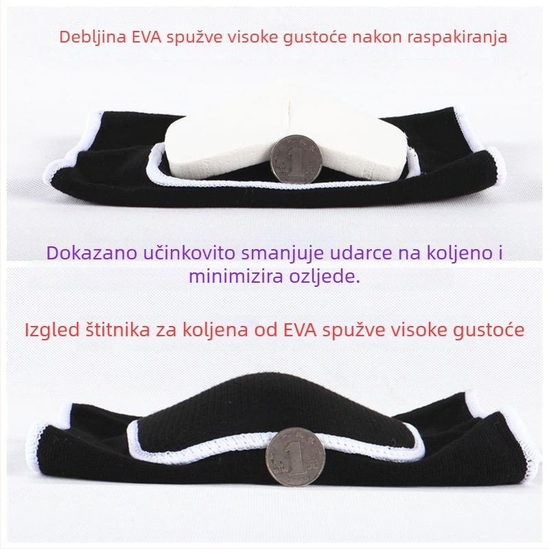 Kolenjeni zaštitni jastučići za sportske plesove, unisex, s debelim slojem pjene za jogu i klečanje, zaštitna oprema djeci na rolama
