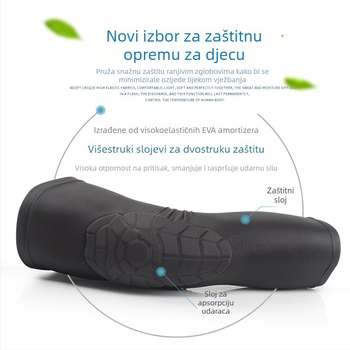 Dječje koljenaste zaštite za košarku, mladežničke koljenaste zaštite, zaštita za lakat za nogomet, zaštita koljena pri padovima za biciklizam i rolanje na kotačima