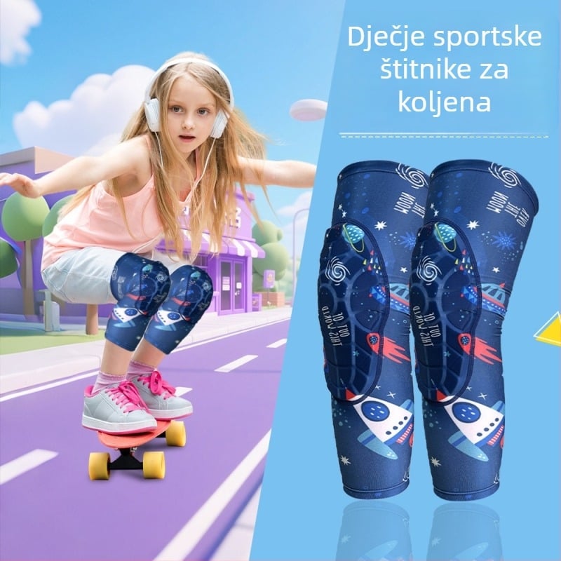 Dječje koljenaste zaštite za košarku, mladežničke koljenaste zaštite, zaštita za lakat za nogomet, zaštita koljena pri padovima za biciklizam i rolanje na kotačima