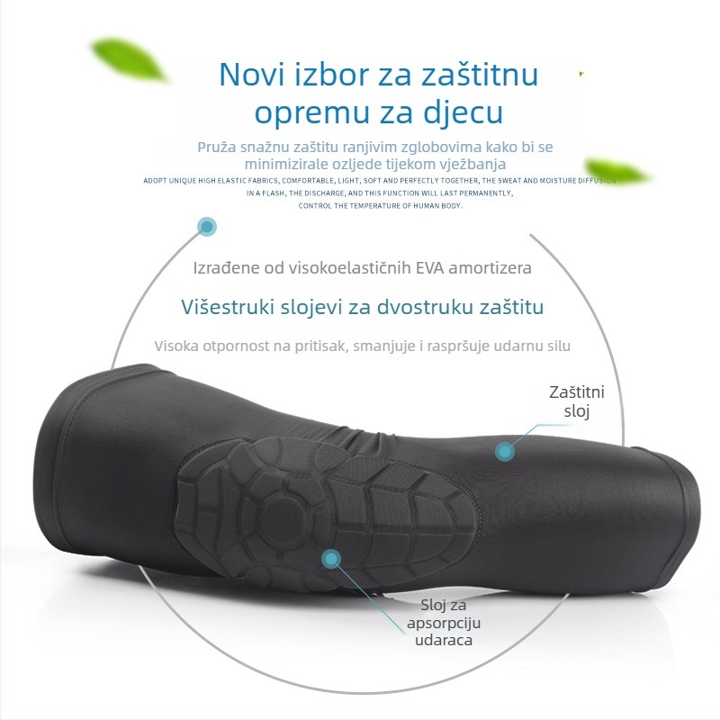 Dječje koljenaste zaštite za košarku, mladežničke koljenaste zaštite, zaštita za lakat za nogomet, zaštita koljena pri padovima za biciklizam i rolanje na kotačima