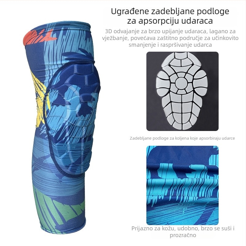 Dječje koljenaste zaštite za košarku, mladežničke koljenaste zaštite, zaštita za lakat za nogomet, zaštita koljena pri padovima za biciklizam i rolanje na kotačima