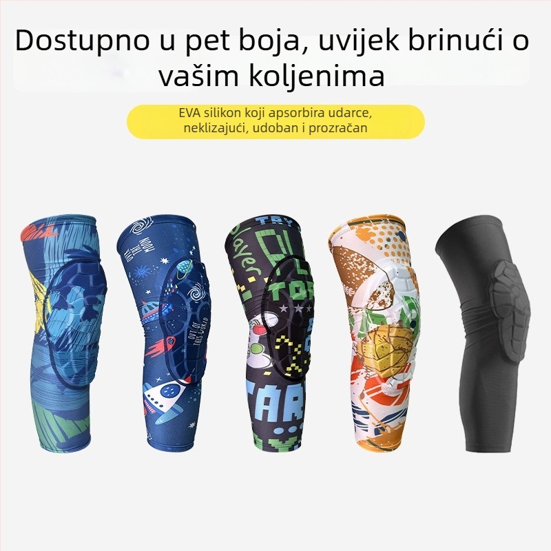 Dječje koljenaste zaštite za košarku, mladežničke koljenaste zaštite, zaštita za lakat za nogomet, zaštita koljena pri padovima za biciklizam i rolanje na kotačima