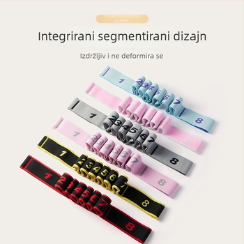 Joga elastični trak za istezanje - visokouelastični najlonsko-lateks materijal, za odrasle i djecu, za fitness i plesne pokrete