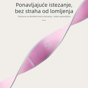 Joga elastični trak za istezanje - visokouelastični najlonsko-lateks materijal, za odrasle i djecu, za fitness i plesne pokrete
