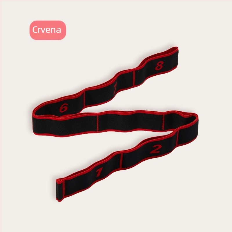Joga elastični trak za istezanje - visokouelastični najlonsko-lateks materijal, za odrasle i djecu, za fitness i plesne pokrete