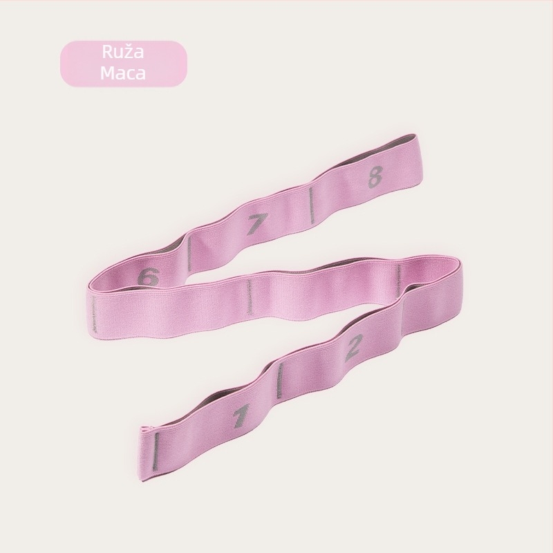 Joga elastični trak za istezanje - visokouelastični najlonsko-lateks materijal, za odrasle i djecu, za fitness i plesne pokrete