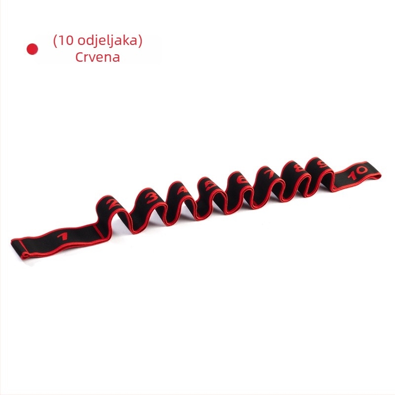 Joga elastični trak za istezanje - visokouelastični najlonsko-lateks materijal, za odrasle i djecu, za fitness i plesne pokrete