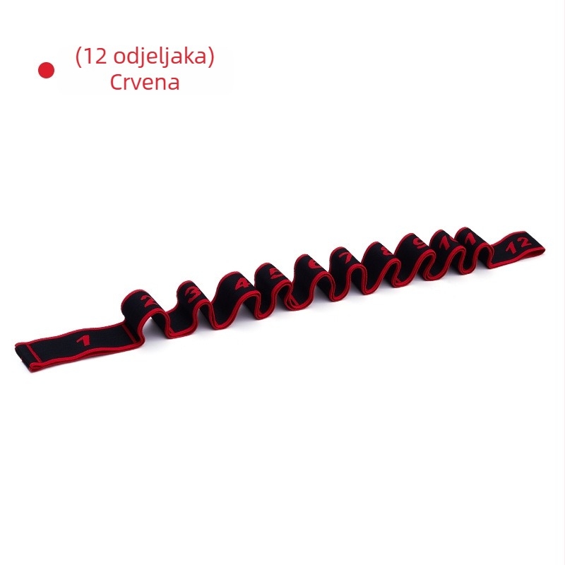 Joga elastični trak za istezanje - visokouelastični najlonsko-lateks materijal, za odrasle i djecu, za fitness i plesne pokrete