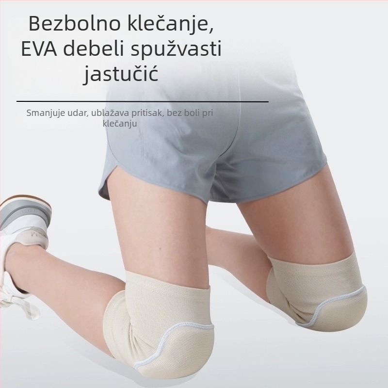 Deblji koljeni zaštitnik s spužvom – unisex zaštita koljena za ples, jogu, rolanje i sport