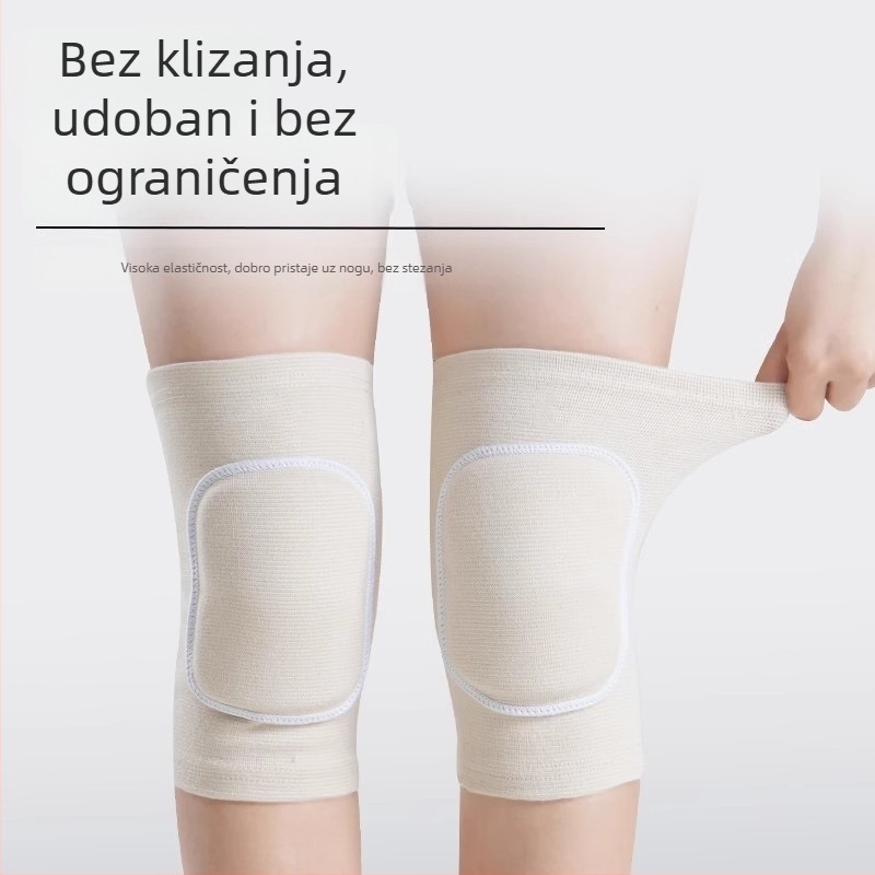 Deblji koljeni zaštitnik s spužvom – unisex zaštita koljena za ples, jogu, rolanje i sport