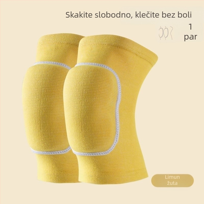 Deblji koljeni zaštitnik s spužvom – unisex zaštita koljena za ples, jogu, rolanje i sport