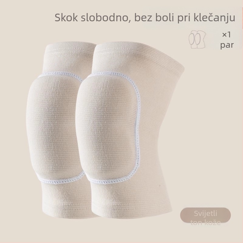 Deblji koljeni zaštitnik s spužvom – unisex zaštita koljena za ples, jogu, rolanje i sport