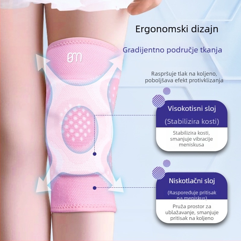 Djeca koljena zaštita za sport – debeli pjenasti sloj, zaštita koljena od padova, za ples, vožnju biciklom, skejting i rolanje