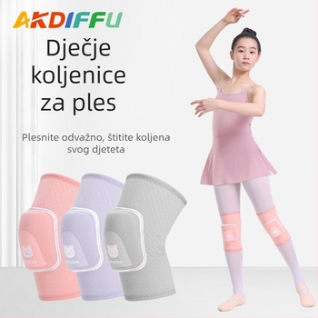 Dječje koljenaste zaštitne jastučiće za ples s mekanom pjenom, zaštita od udara za rolanje i trening