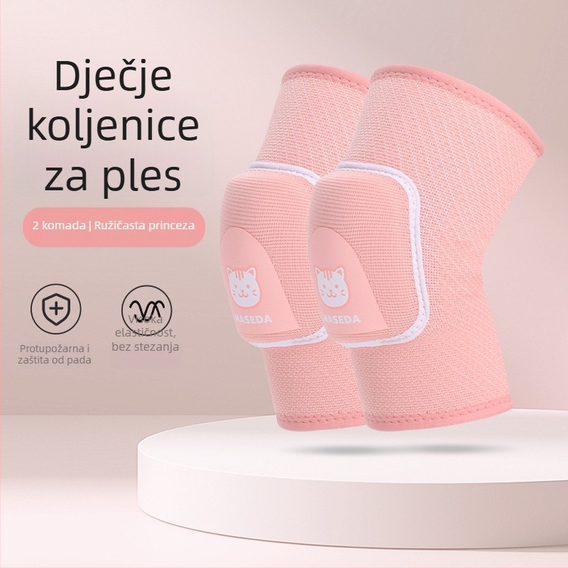 Dječje koljenaste zaštitne jastučiće za ples s mekanom pjenom, zaštita od udara za rolanje i trening