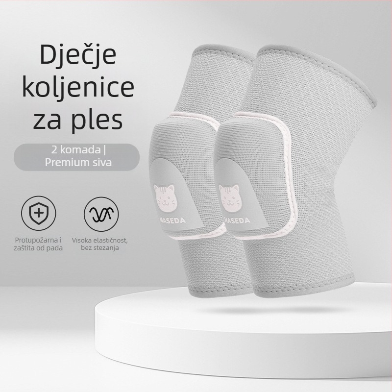 Dječje koljenaste zaštitne jastučiće za ples s mekanom pjenom, zaštita od udara za rolanje i trening