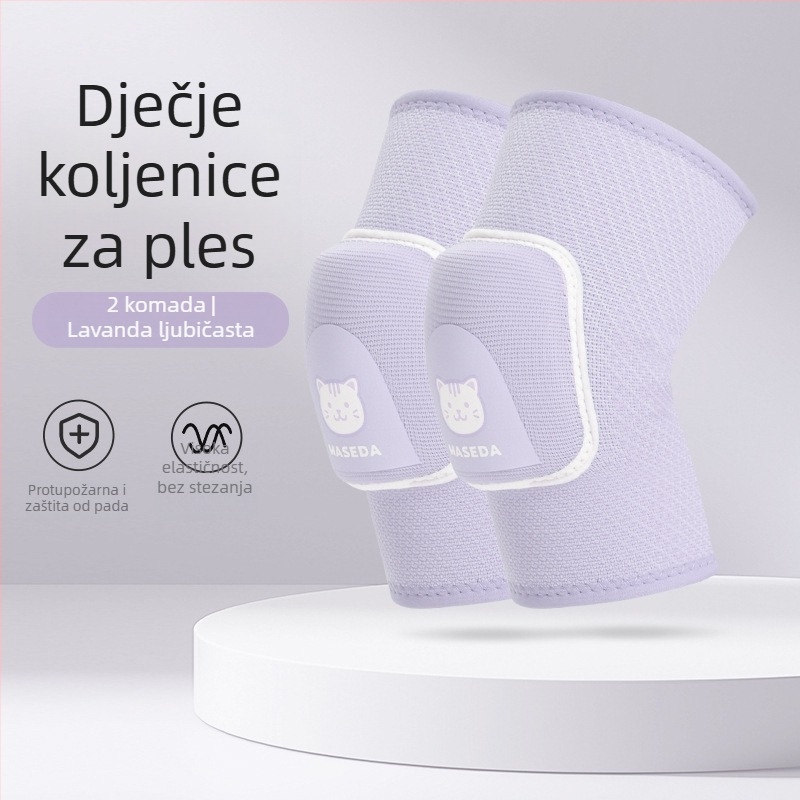 Dječje koljenaste zaštitne jastučiće za ples s mekanom pjenom, zaštita od udara za rolanje i trening