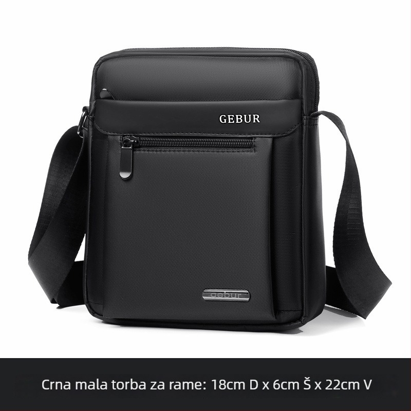 Youhang Muška torba za rameno, kordurojni materijal, vodootporna, za poslovno putovanje