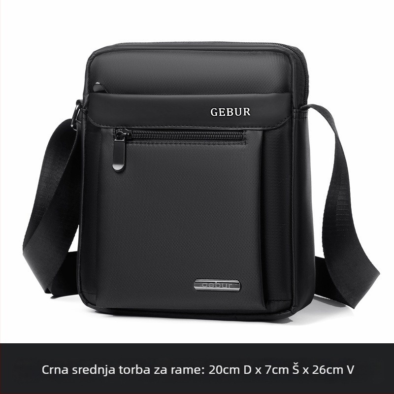 Youhang Muška torba za rameno, kordurojni materijal, vodootporna, za poslovno putovanje