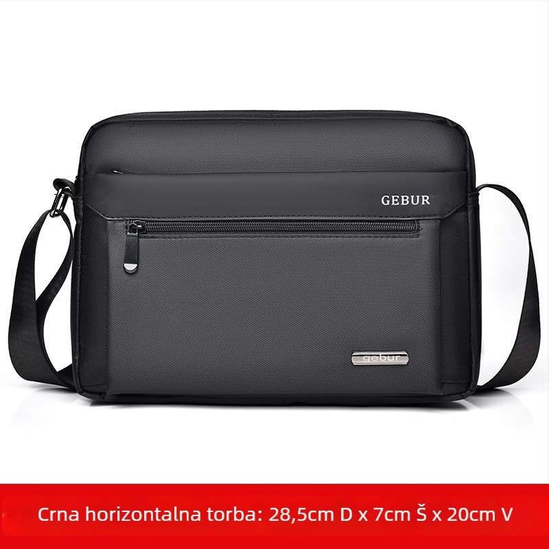 Youhang Muška torba za rameno, kordurojni materijal, vodootporna, za poslovno putovanje