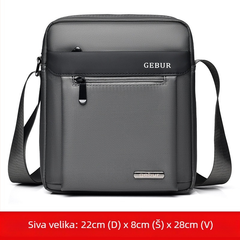 Youhang Muška torba za rameno, kordurojni materijal, vodootporna, za poslovno putovanje