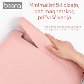 Zaštitna futrola za laptop - PU vanjski materijal, PU podstava, proljeće 2025 izdanje, za muškarce