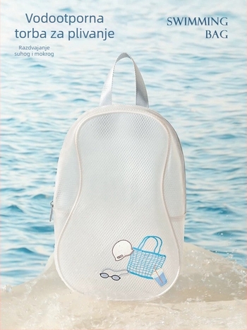 Torba za suho/mokro odvajanje, vodootporna, PU materijal, unisex, proširivi kapacitet, za vanjske sportove