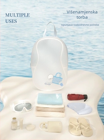 Torba za suho/mokro odvajanje, vodootporna, PU materijal, unisex, proširivi kapacitet, za vanjske sportove