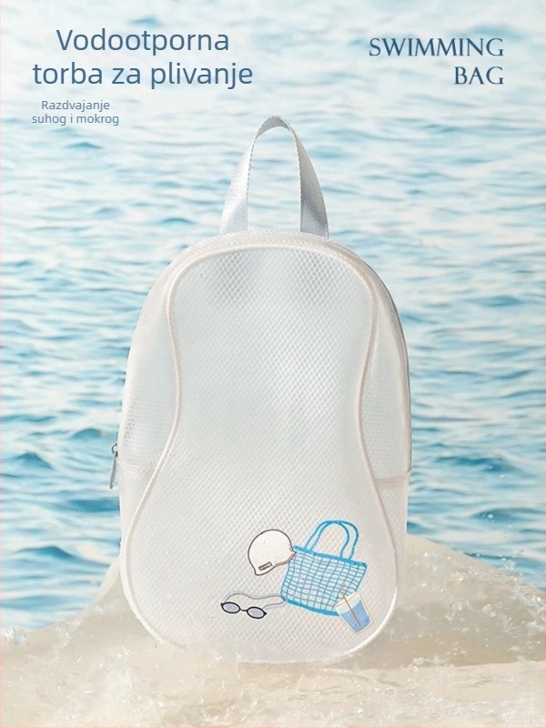 Torba za suho/mokro odvajanje, vodootporna, PU materijal, unisex, proširivi kapacitet, za vanjske sportove