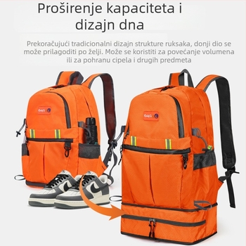 Planinarski ruksak velikog kapaciteta, vodootporan Oxford materijal, unisex, proljeće 2025