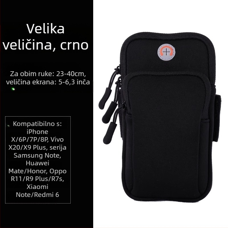 Torba za telefon na nadlakticu za trčanje – unisex, vanjski sportovi, držač na ruku