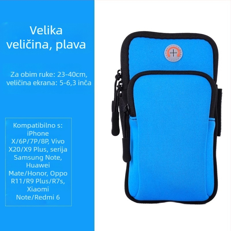 Torba za telefon na nadlakticu za trčanje – unisex, vanjski sportovi, držač na ruku
