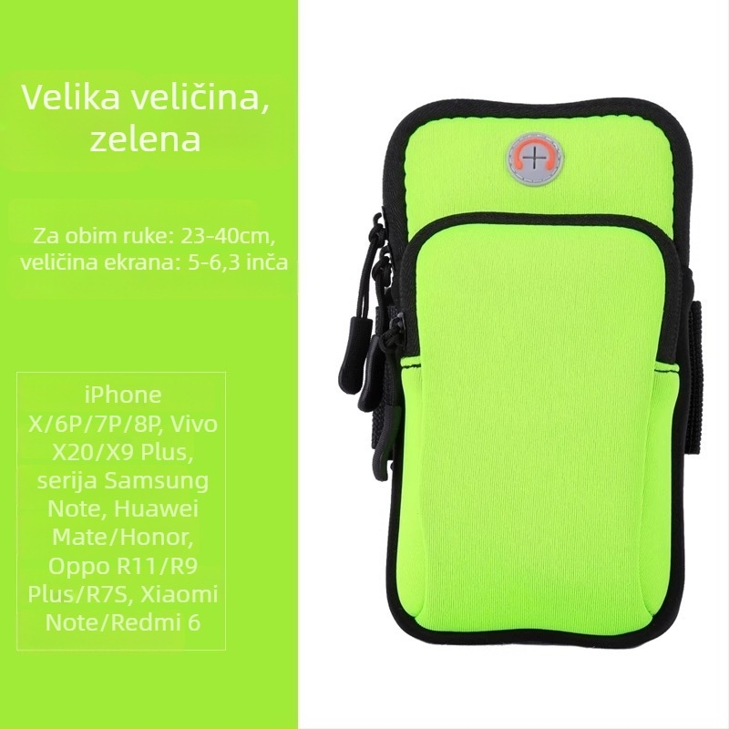 Torba za telefon na nadlakticu za trčanje – unisex, vanjski sportovi, držač na ruku