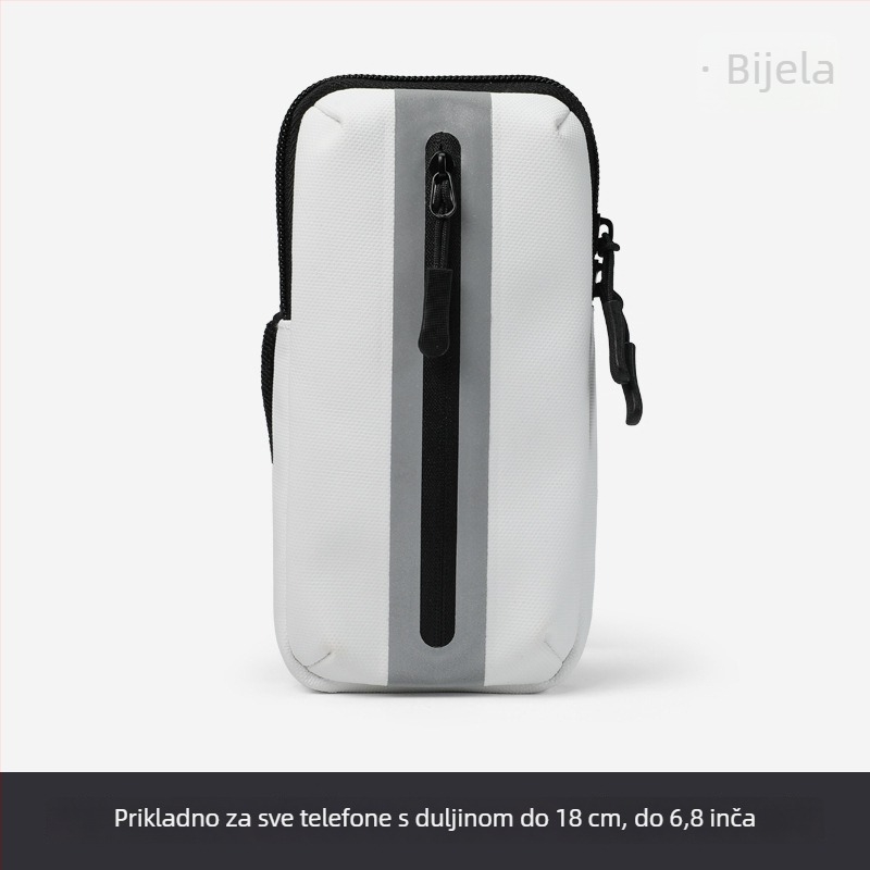 Torba za rame za telefon za trčanje (unisex) – Oxford tkanina, prozračna, vodootporna, ultralagana, podstava od poliestera