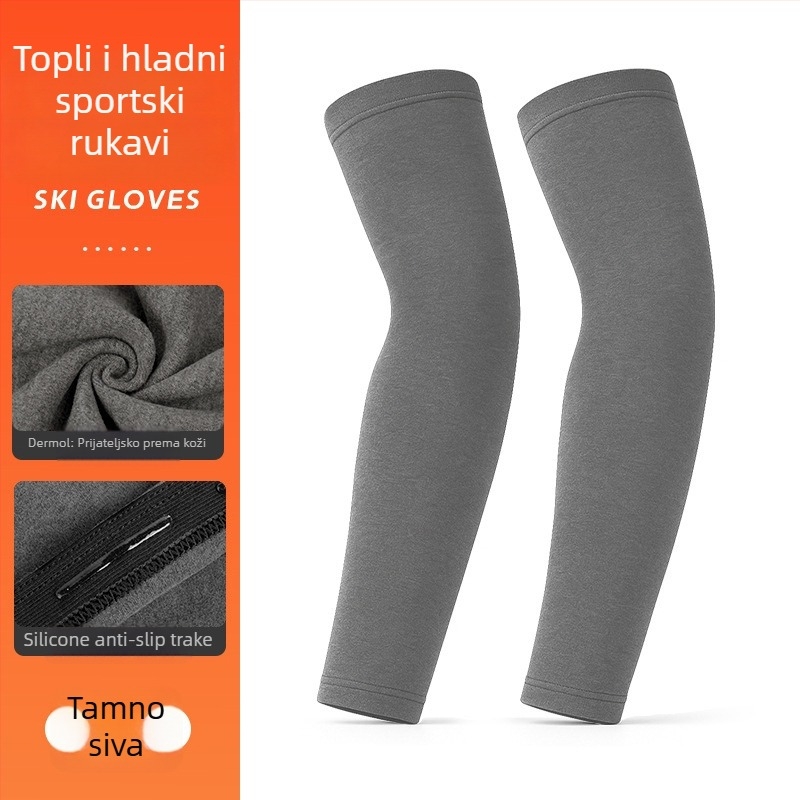 Podlaktne rukavice sa silikonskim protivkliznim slojem, tople velvet rukave za zimu, zaštita od vjetra