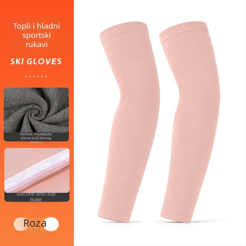 Podlaktne rukavice sa silikonskim protivkliznim slojem, tople velvet rukave za zimu, zaštita od vjetra