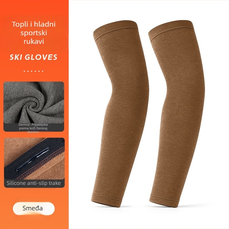 Podlaktne rukavice sa silikonskim protivkliznim slojem, tople velvet rukave za zimu, zaštita od vjetra