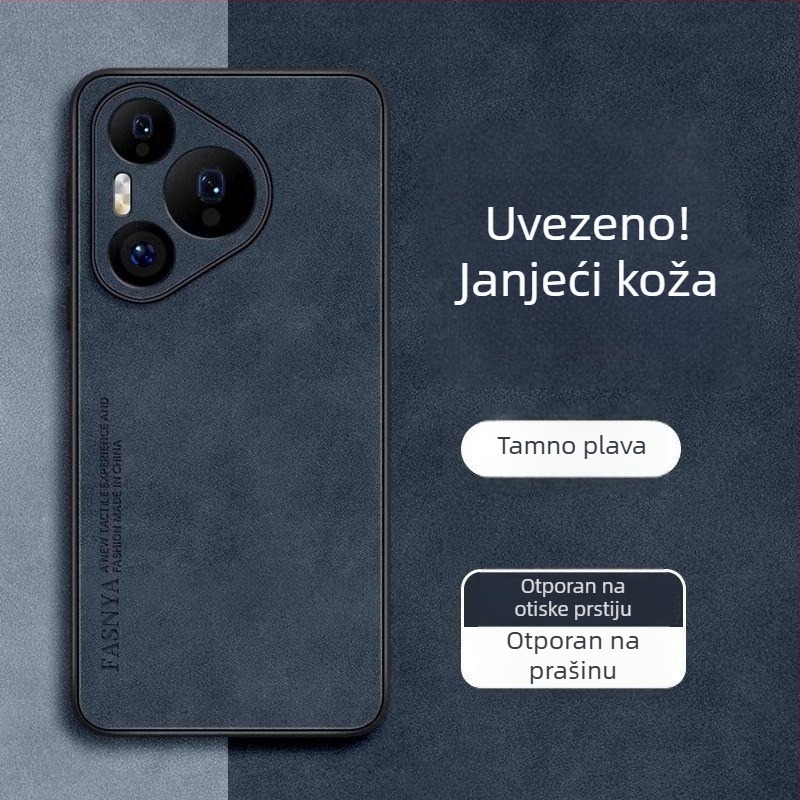 Kućište za Huawei Pura80 – ultra tanko, od prave kože, otporno na pad, potpuno pokriće, P80 Pro+
