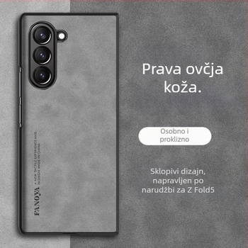 Stražnje kućište za Samsung Galaxy Z Fold3 - TPU koža, injekcijsko oblikovanje, poslovni stil, zaštita od habanja i padova