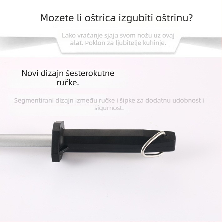 Dijamantna štapa za oštrenje nože – fino i grubo brušenje, OEM dostupan, moderan minimalistički stil