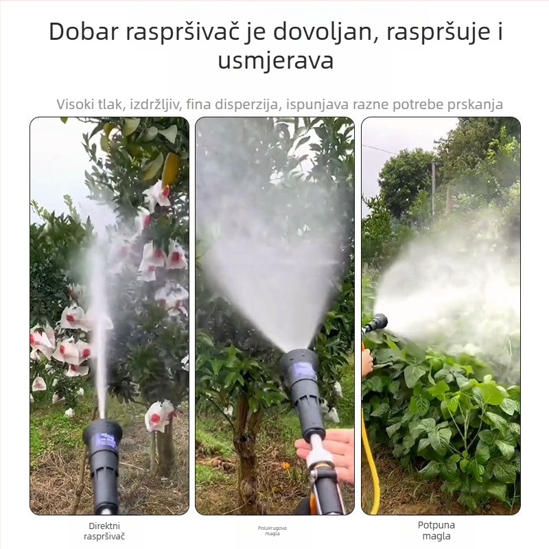 Aolin aluminijski pištolj za prskanje s doziranjem, namijenjen kućnom vrtlarstvu i poljoprivredi