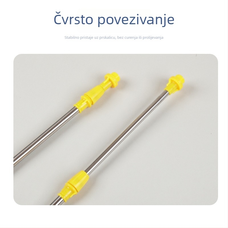 Proširiva cijev za raspršivač za poljoprivredu, nehrđajući čelik i plast, prilagodljiv dizajn
