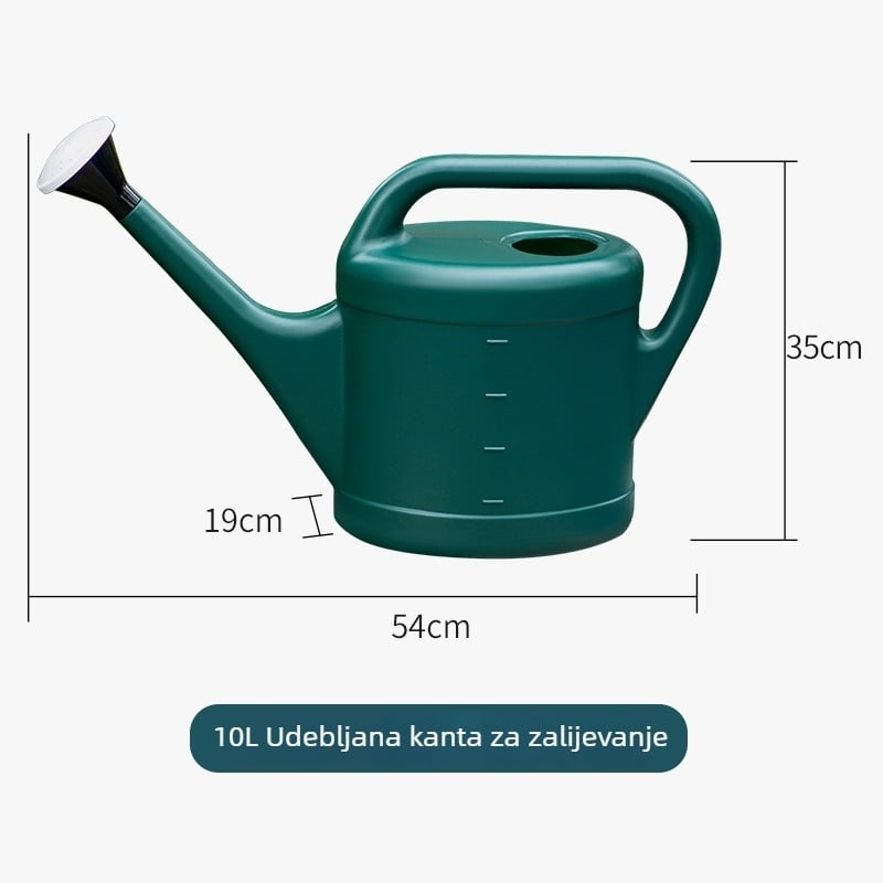 Kanta za prskanje za zalijevanje, plastična, dugi izlaz, tuš mlaz, podesiv protok vode