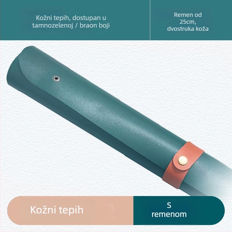 Kožna podloga za vrt s kopčom i remenom, vodootporna, rolirajuća, za sukulentne posude Plant Seeking